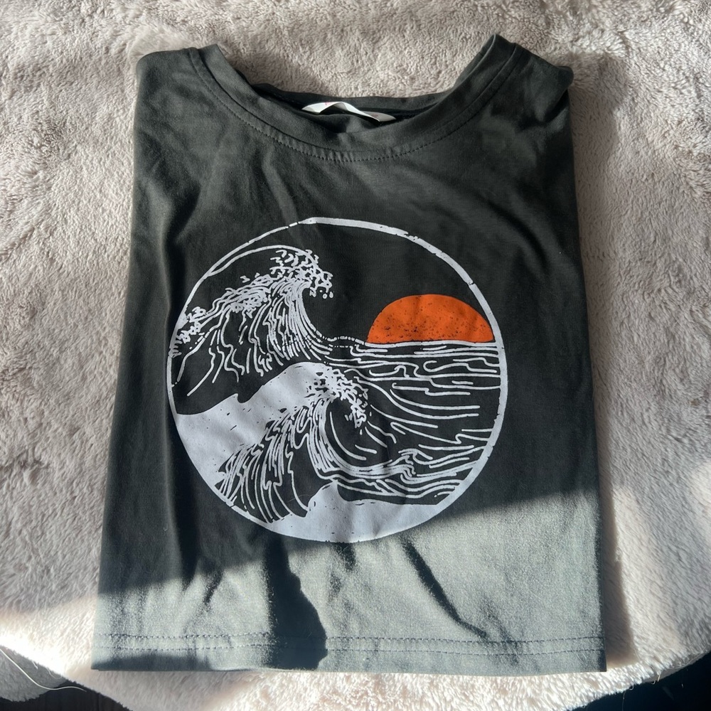 ROMWE Cropped Tee